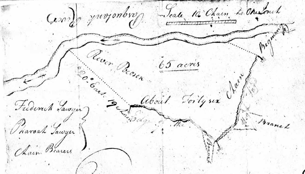 Joel Sawyer's 1793 Land Grant
